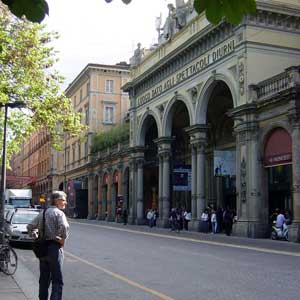 Indipendenza Street in Bologna