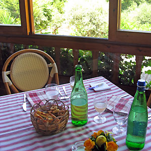 Restaurant in the island of Capri