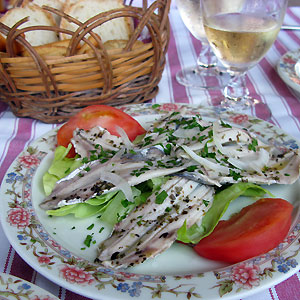 Restaurant in the island of Capri