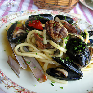 Restaurant in the island of Capri