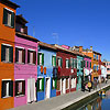 Burano island in Venice