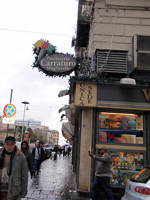 Pastry shop in Naples